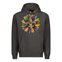 Smoke mardi gras carnival sunflower Premium Hoodie - Jasminsmagicworld