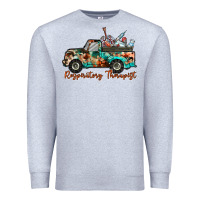Heather Grey respiratory therapist truck Premium Sweatshirt - RacoonDesign