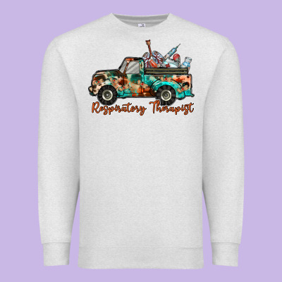 Respiratory Therapist Truck Premium Sweatshirt Designed By Racoondesign