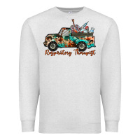 Oatmeal Heather respiratory therapist truck Premium Sweatshirt - RacoonDesign