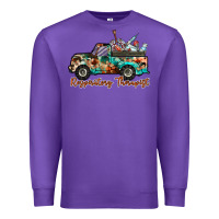 Purple respiratory therapist truck Premium Sweatshirt - RacoonDesign