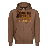 Chestnut educated motivated elevated melanated Zipper Hoodie - texasbilliewilder