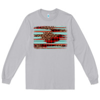 Moon Dust leopard serape background Long Sleeve Tee - BarkalooDesign