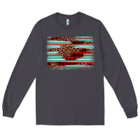 Smoke leopard serape background Long Sleeve Tee - BarkalooDesign