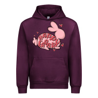 Mauve Wine happy easter Urban Hoodie - MaliasSmallBusiness