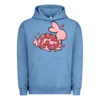 Pigment Pebble Blue happy easter Urban Hoodie - MaliasSmallBusiness