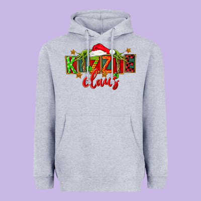 Christmas Kizzie Claus Heavyweight Hoodie Designed By Fadigitalartstudio