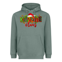 Sage Christmas kizzie claus Heavyweight Hoodie - FaDigitalArtStudio