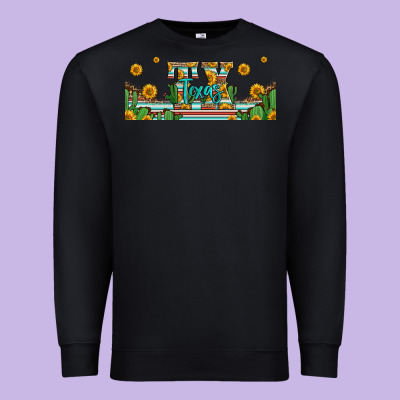 Tx Texas 16oz Libbey Glass Premium Sweatshirt Designed By Hra Design Shop