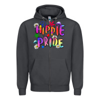 Smoke hippie pride Zipper Hoodie - Zillion Design Studio