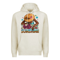 Oatmeal Heather Hello sunshine Premium Hoodie - NancyCooperArtShop