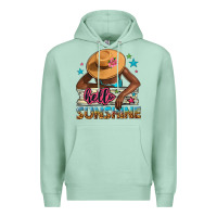 Seafoam Hello sunshine Premium Hoodie - NancyCooperArtShop