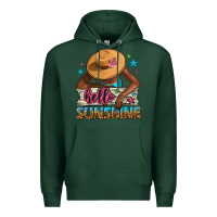 Sports Green Hello sunshine Premium Hoodie - NancyCooperArtShop
