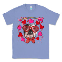 Colony Blue Valentine's day  english bulldog Classic Tee - RanaPortraitStore