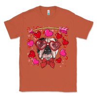 Copper Valentine's day  english bulldog Classic Tee - RanaPortraitStore