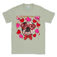 Matcha Valentine's day  english bulldog Classic Tee - RanaPortraitStore