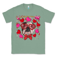 Sage Valentine's day  english bulldog Classic Tee - RanaPortraitStore