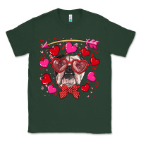Sports Green Valentine's day  english bulldog Classic Tee - RanaPortraitStore