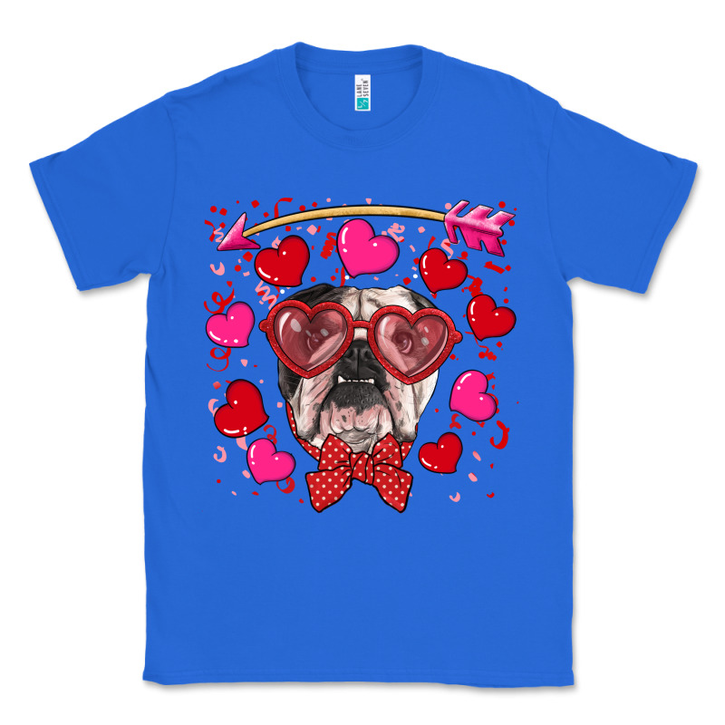 Valentine's Day  English Bulldog Classic Tee by RanaPortraitStore | Teevron