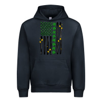 Navy shamrock usa flag Urban Hoodie - MaliasSmallBusiness