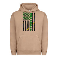 Pigment Burro shamrock usa flag Urban Hoodie - MaliasSmallBusiness