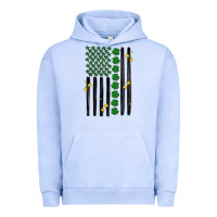 Pigment Grape Ice shamrock usa flag Urban Hoodie - MaliasSmallBusiness