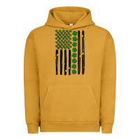 Pigment Peanut Butter shamrock usa flag Urban Hoodie - MaliasSmallBusiness