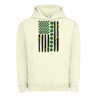 Pigment Pistachio shamrock usa flag Urban Hoodie - MaliasSmallBusiness