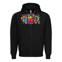 Black dad pride Zipper Hoodie - Zillion Design Studio