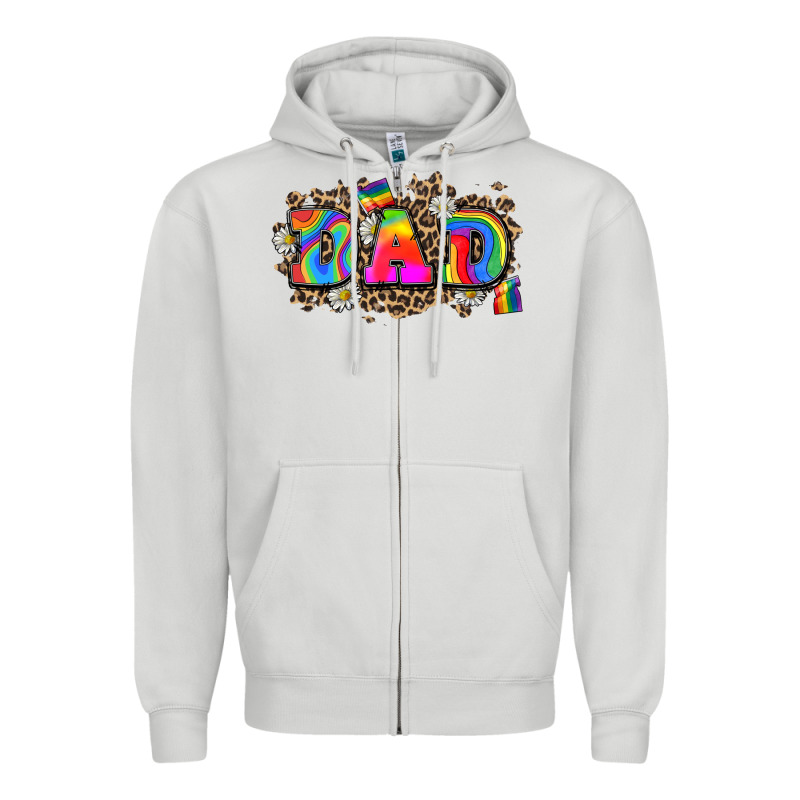 Dad Pride Zipper Hoodie by Zillion Design Studio | Teevron