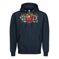 Navy dad pride Zipper Hoodie - Zillion Design Studio