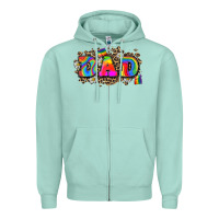 Seafoam dad pride Zipper Hoodie - Zillion Design Studio