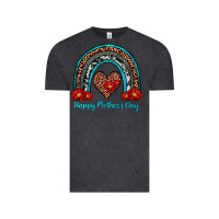 Vintage Black happy mother's day rainbow Vintage Tee - Artiststas