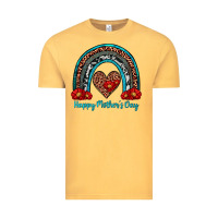 Vintage Mustard happy mother's day rainbow Vintage Tee - Artiststas