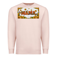 Pale Pink sunflowers and butterflies mama license plate Premium Sweatshirt - HRA Design Shop