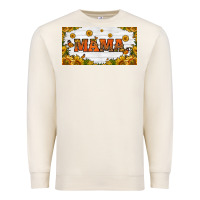 Sandshell sunflowers and butterflies mama license plate Premium Sweatshirt - HRA Design Shop