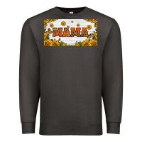 Smoke sunflowers and butterflies mama license plate Premium Sweatshirt - HRA Design Shop