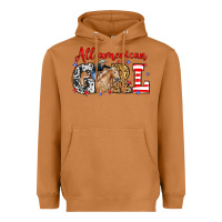 Meerkat All American girl with cowgirl Heavyweight Hoodie - Neo Western