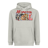 Moon Dust All American girl with cowgirl Heavyweight Hoodie - Neo Western