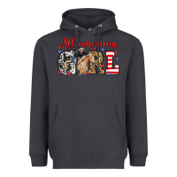 Smoke All American girl with cowgirl Heavyweight Hoodie - Neo Western