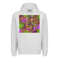 Dove Grey mardi gras carnival masks and fleur de lis Premium Hoodie - Jasminsmagicworld