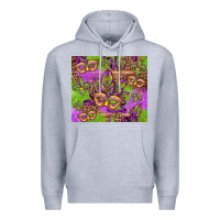Heather Grey mardi gras carnival masks and fleur de lis Premium Hoodie - Jasminsmagicworld