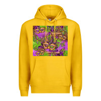 Mardi Gras Carnival Masks And Fleur De Lis Premium Hoodie | Teevron