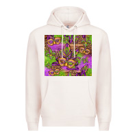 Pale Pink mardi gras carnival masks and fleur de lis Premium Hoodie - Jasminsmagicworld
