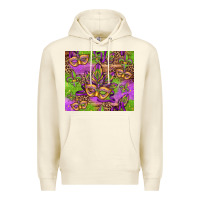 Sandshell mardi gras carnival masks and fleur de lis Premium Hoodie - Jasminsmagicworld