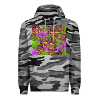 Slate Camo mardi gras carnival masks and fleur de lis Premium Hoodie - Jasminsmagicworld