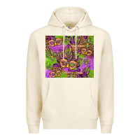 Tofu mardi gras carnival masks and fleur de lis Premium Hoodie - Jasminsmagicworld