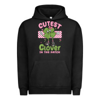 Pigment Black cutest clover in the patch Urban Hoodie - MaliasSmallBusiness