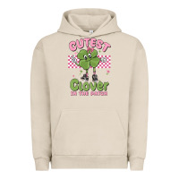 Pigment French Oak cutest clover in the patch Urban Hoodie - MaliasSmallBusiness