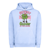 Pigment Grape Ice cutest clover in the patch Urban Hoodie - MaliasSmallBusiness